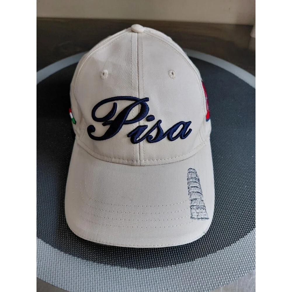 Pisa Hat Cap Beige Adjustable Italy